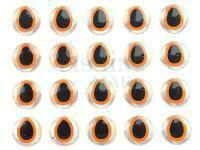 3D fishing lure eyes 7mm - Silver