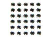 Adhesive Eyes 4,5mm srebrno-czarne