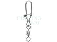 Agrafki SPINN LOCK z krętlikami nr 6