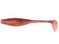 Przynęty gumowe Dragon Belly Fish Pro 10cm - Fluo Red/Motor Oil - Black Glitter