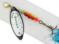 Błystka Mepps Aglia Long Rainbo #3 | 11.5g - Czarna