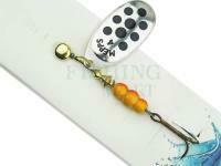 Błystka obrotowa Mepps Aglia Decorees Srebrna / Czarna - nr 4