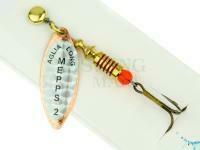 Błystka obrotowa Mepps Aglia Long Rainbo Miedziana / Srebrna #2 7g