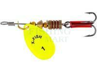 Błystka X-Fish Stark #1 2.5g - Nikel UV lime