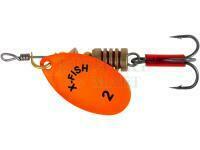 Błystka X-Fish Stark #2 4g - Nikel UV orange
