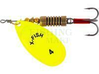 Błystka X-Fish Stark #4 9.5g - Nikel UV lime