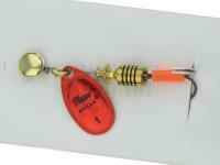 Błystki obrotówka Mepps Aglia Platium Red #1 | 3.5g