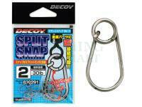 Agrafki Decoy Split Snap SN-13 Silver - #2 | 30lb