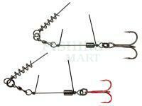 Dozbrojki Savage Gear SS Corkscrew Stingers 3g SGY 1X #2/0 35kg | 2pcs: 1x RED + 1x BN