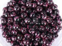 Główki wolframowe Hends Tungsten Plus Marbre 2.3mm - BLACK / UV FLUO PINK