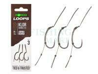 Haczyki Korda Loop Rigs Klor Barbless #8B 30lb 13kg 3pcs