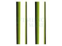 Hemingways Synthetic Tapered Peacock Quill TRANSPARENT - Green