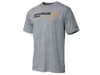 Koszulka Savage Gear Signature Logo T-Shirt Grey Melange - XL