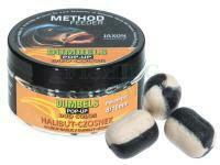 Jaxon Dumbels Duo Color Pop-Up Method Feeder 30g 8/10mm - Halibut-czosnek