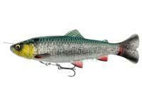 Przynęta Savage Gear 4D Line Thru Pulse Tail Trout 20cm 102g Slow Sinking - Green Silver UV