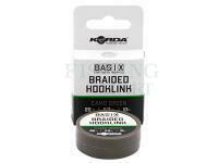 Plecionka karpiowa na przypony Korda Basix Braided Hooklink Camo Green 10m 25lb 11.3kg