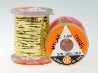 Lameta UTC Flat Mylar Tinsel  1/69" X-Small - Gold / Silver