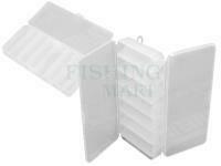 Pudełko dwustronne Meiho Reversible 85  Two Sided Plastic Lure Case - Clear