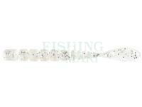 Przynęty miękkie Mustad AJI Worm Fla-Fla 2" 5cm - Clear Silver Glitter