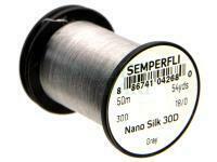 Nić Semperfli Nano Silk Ultra 30D 18/0 50m 54yds - Gray