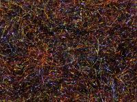 Peacock Dubbing - Brown Dk / Red - Violet Effect