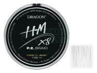 Plecionka na spinning Dragon HM X8 P.E. Braid White 135m 0.10mm