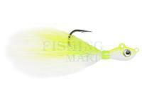 Przynęta Mustad Big Eye Bucktail Jig 7g  1/4oz - Chartreuse-White
