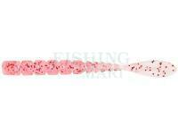 Przynęty miękkie Mustad AJI Worm Fla-Fla 2" 5cm - Clear Red Glitter