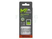 Przypony Mikado Method Feeder Rigs Mono MF14 Barbless z igłą - #10