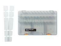 Pudełko na przynęty Savage Gear Lurebox Smoke 6D | 36 x 22.5 x 5cm