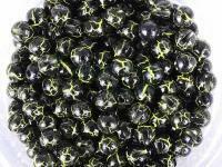 Główki wolframowe Hends Tungsten Plus Marbre 2.8mm - BLACK / UV FLUO YELLOW