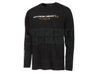 Koszulka z długim rękawem Savage Gear Signature Logo Long Sleeve T-Shirt Black Caviar - XL