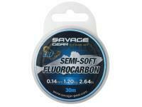 Żyłka Fluorocarbonowa Savage Gear Semi-Soft Fluorocarbon LRF Clear 30m 0.19mm 2.22kg 4.89lb