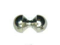 Twin Eyes silver - 4mm