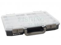Pudełko na przynęty Westin W6 Lure Vault Black/Clear - 10 wkładek