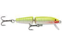 Wobler Rapala Jointed 9cm - Silver Fluorescent Chartreuse