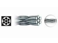 Przypony Dragon Surfstrand 1x7 Clear Silver A.F.W. 30cm 9kg