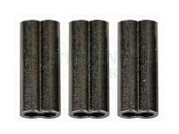 Zaciski podwójne Double Barrel Crimps - L | 8mm |  Ø 1.2mm | 50pcs