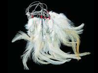 Zestaw Dega Mackerel-Rig with 5 reflecting feathers - white