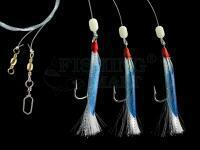 Zestaw Dega Mackerel-Rig 3 Arms - Blue-Glitter