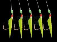 Zestaw morski Dega Herring-Rig 5 arms - luminous dots - L