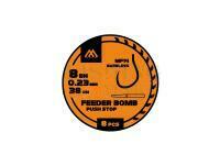 Przypony Mikado Feeder Bomb MF14 Rigs Push Stop 0.20mm/38cm - #10