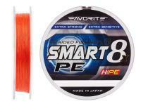 Plecionka Favorite Smart PE 8x 150m (czerwono-pomarańczowy) - #2.5/0.265mm 35lb