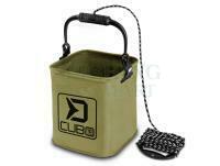 Składane wiadro Delphin CUBO 10L + 7m