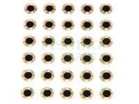 Adhesive Eyes 2mm perłowo-czarne
