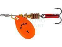 Błystka X-Fish Stark #1 2.5g - Nikel UV orange