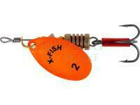 Błystka X-Fish Stark #2 4g - Nikel UV orange