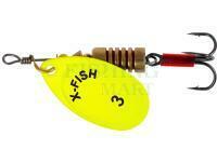 Błystka X-Fish Stark #3 6g - Nikel UV lime