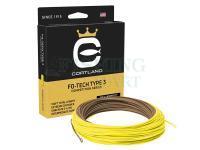 Linka muchowa Cortland Competition Series FO-Tech Type 3 Intermediate | Brown/Yellow | 130ft | WF7/8S/I