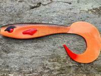 Guma Great Fish Rocky Twister Slim 15cm - toxic pumpkin